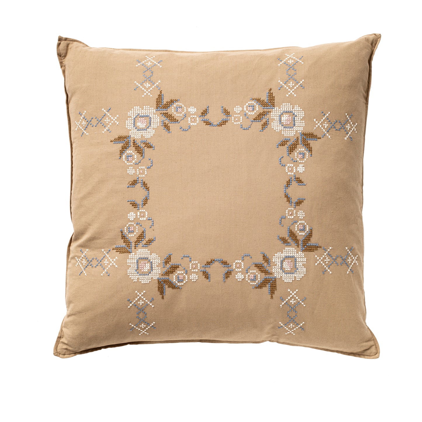 MALVINA Embroidered Cushion Cotton