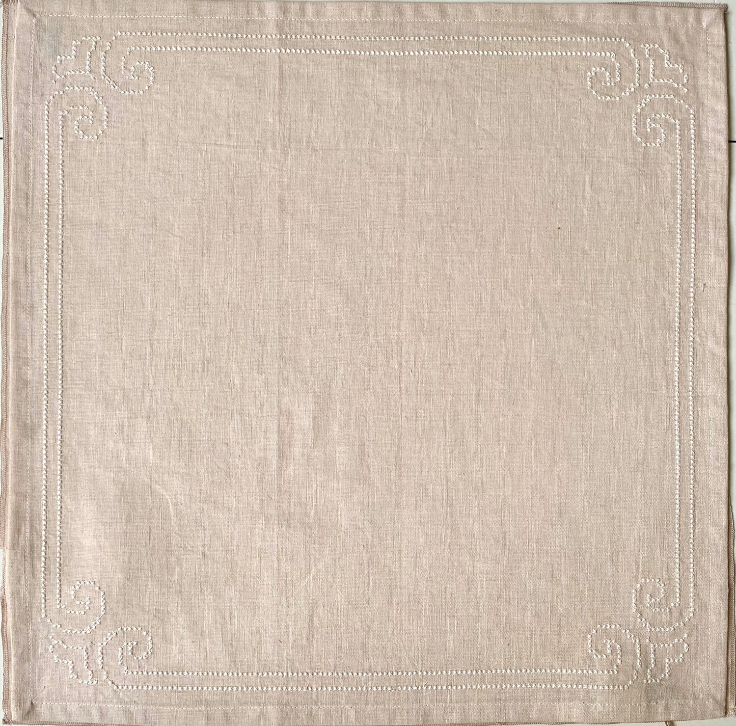 LIS Napkin Embroidered Cotton/Linen