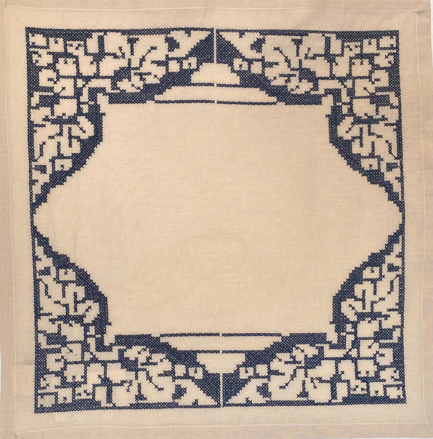 EDITH Napkin Embroidered Cotton/Linen