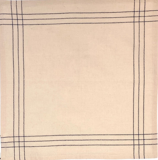 MAY Napkin Embroidered Cotton/Linen