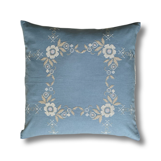 MALVINA Embroidered Cushion Cotton